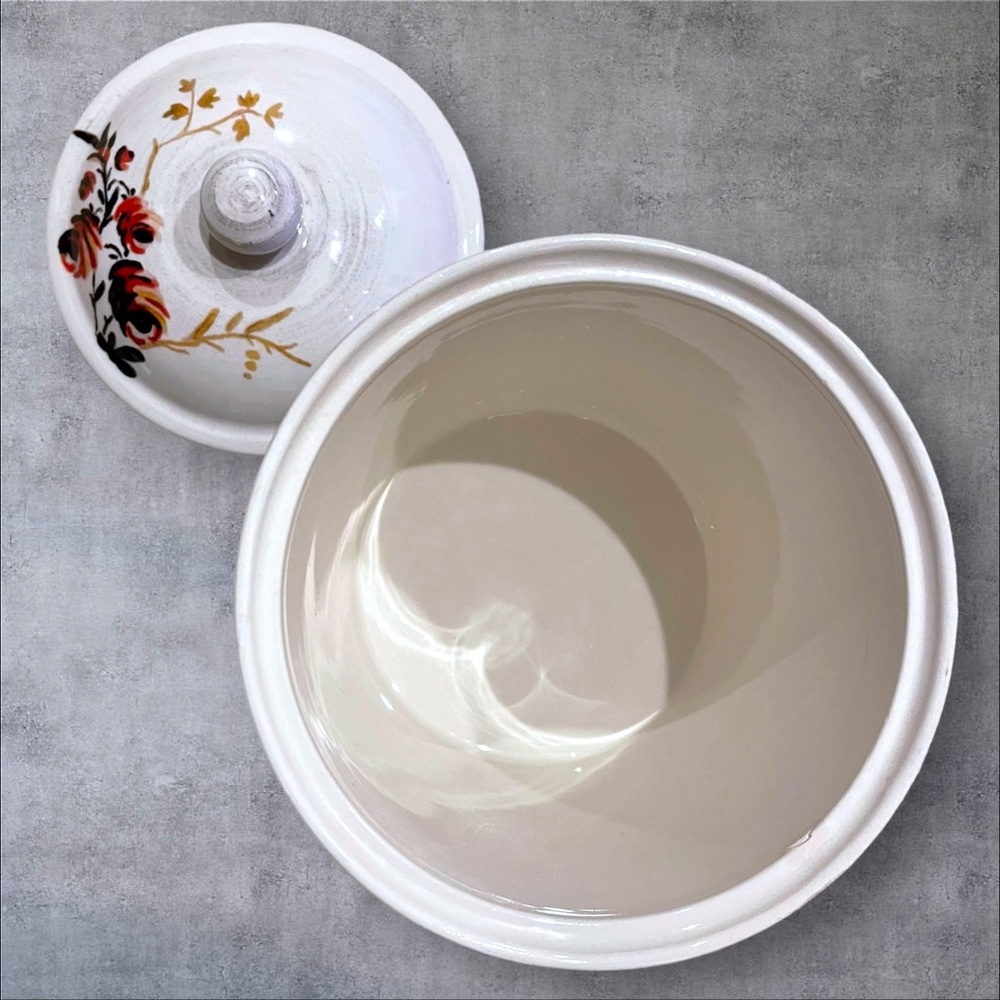 Williams Sonoma Italy Rooster Francais 2008 By Marc Lacaze Small Canister 7 3/4" - Picture 7 of 13